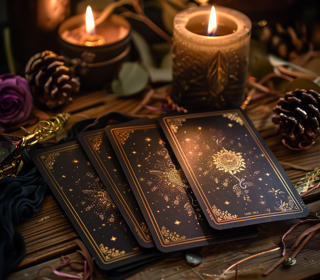 tarot, occult, psychic, magic, divination, cards, fortune, spiritual, mystic, symbol, mystical, oracle, astrology, esoteric, spirituality, witch, witchcraft, candles, meditation, candlelight, flame, prayer, dark, cozy, ai generated, tarot, tarot, tarot, tarot, tarot, psychic, magic, ai generated